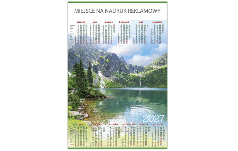 Kalendarz plakatowy - P01 Morskie Oko