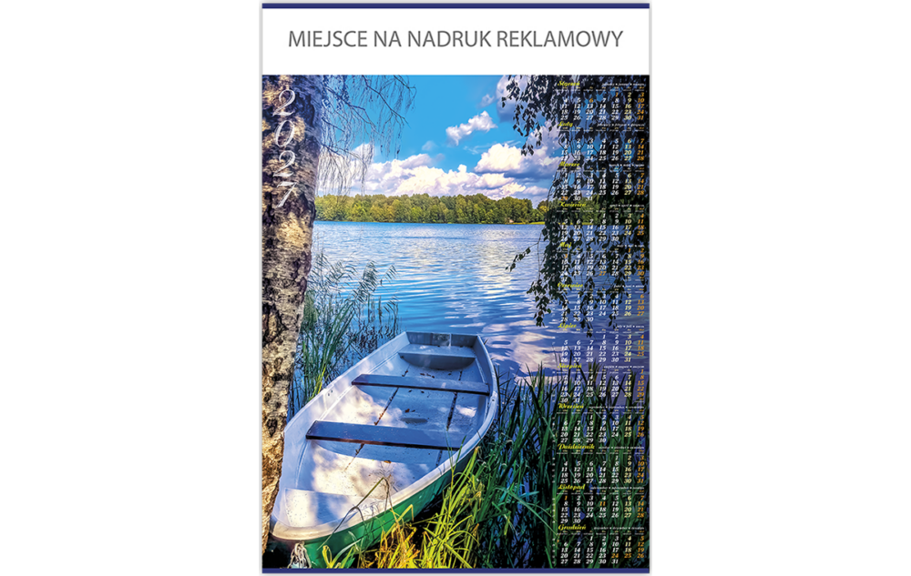 Kalendarz plakatowy - P03 Łódka