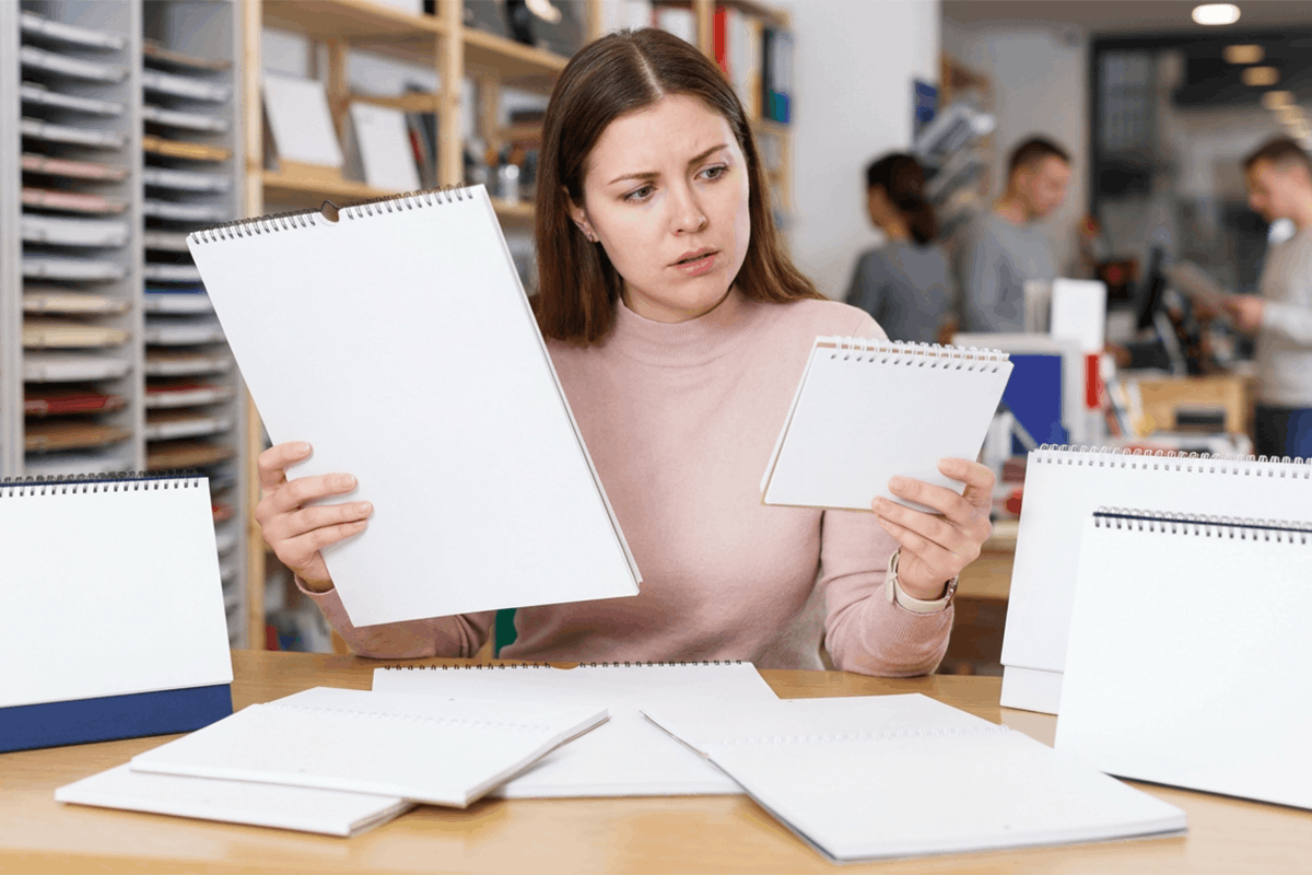 Formaty kalendarzy – A4, A5, A6, B1, B5 – co oznaczają i które są praktyczne?